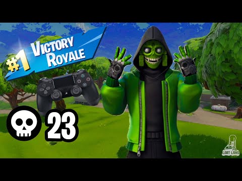 23 Kills Season 8 Is Too Easy (SOLO VS SQUAD) Fornite Battle Royale Controller on Pc Btw !