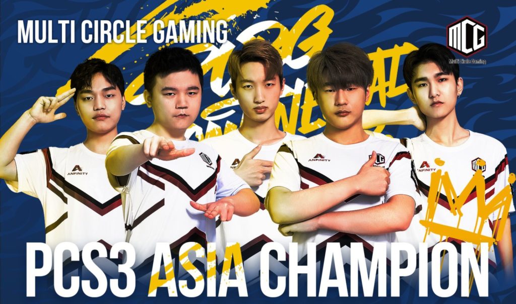 PCS3 Asia Champions